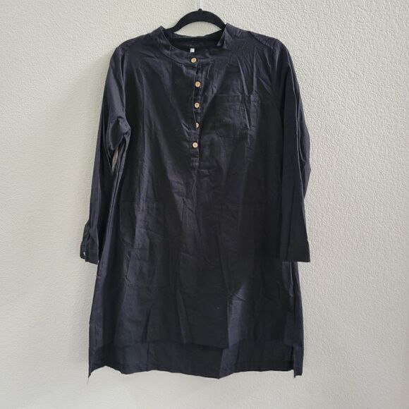 New Cotton dress with pockets L - Picture 1 of 8